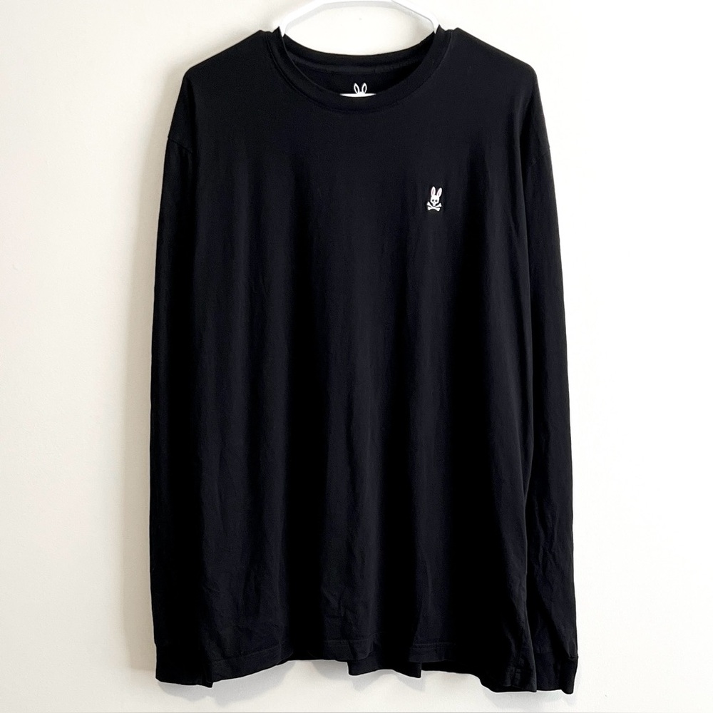 Psycho Bunny 100% Pima Cotton Long Sleeve Logo Tee